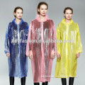 Waterproof Women Long Fashion Raincoat For Sale